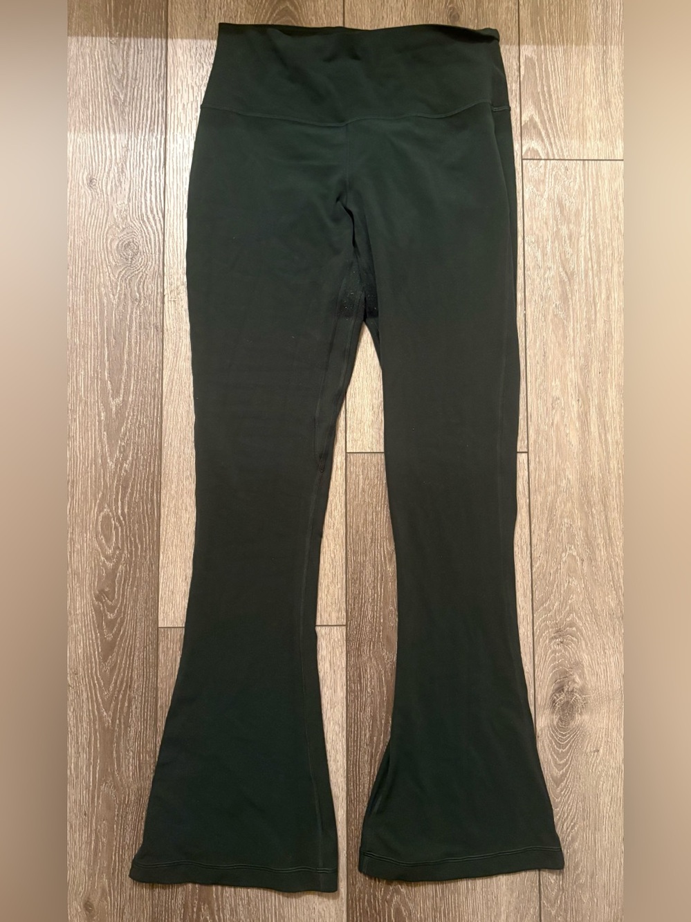 Lululemon Green High Rise Flare Yoga Pants Size 10
